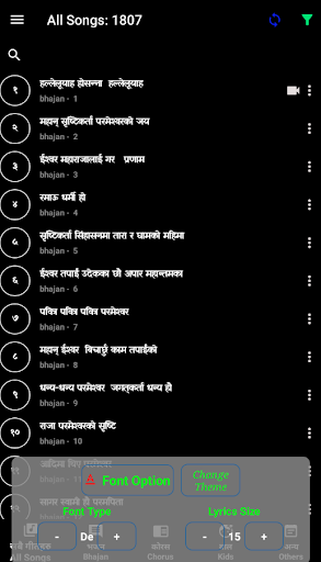 Android application All Nepali Christian Songs screenshort