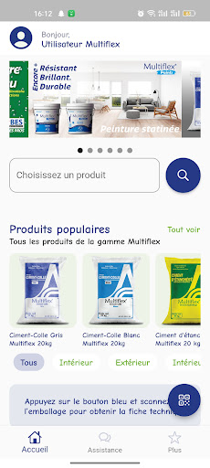 Android application Multiflex screenshort