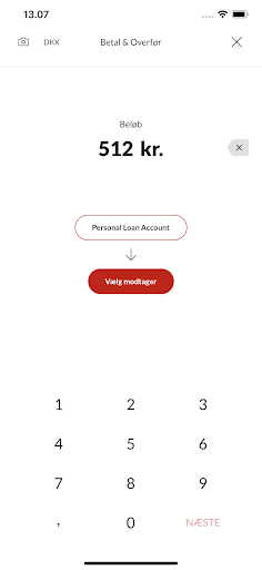 Dragsholm Sparekasse Mobilbank Screen 2