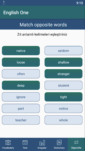İngilizce Kelime Öğrenme Seti