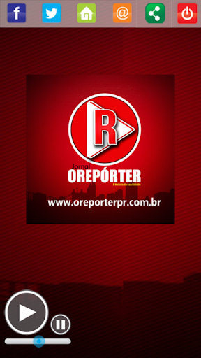 Android application Rádio Web O Reporter screenshort
