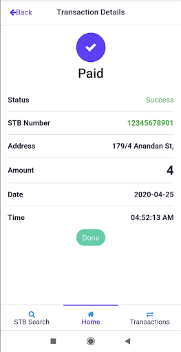 Cable Tv Pay - Customers App Screen 3