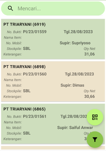 Tiga Daya Energi, pt Screen 2
