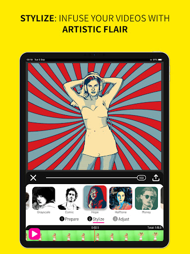Toonita Video: Pop Art Filters Screenshot