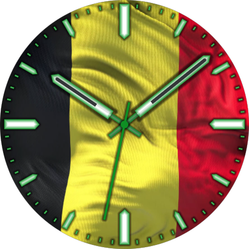 Belgium Flag Watch Face Logo
