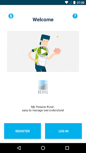 Android application BERAG screenshort