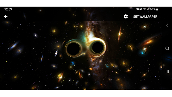 Black Hole 3D Parallax Live Wa Screenshot