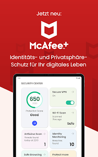 McAfee Security: Antivirus VPN Screenshot