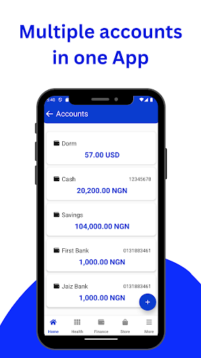 Taonet: Money Budget & Health Screen 3