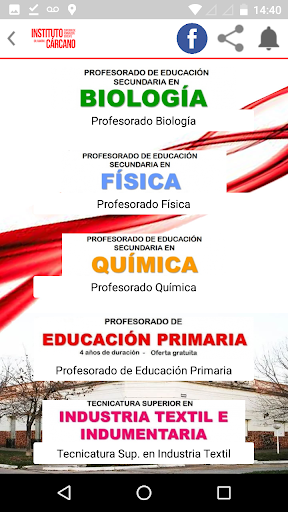 Instituto Cárcano Screen 3