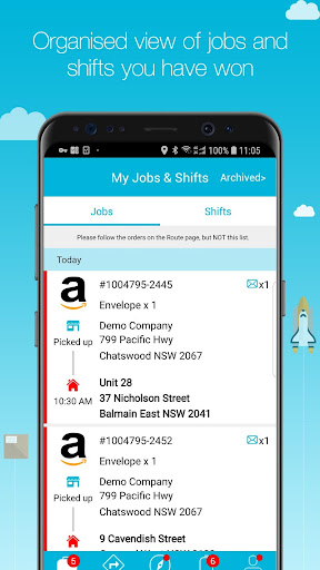 Go People - Runner App Screen 2