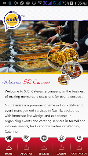 Android application S R Caterers screenshort