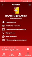 screenshot of 104.7 FM Niquelândia