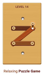 Wood Puzzle: Nuts And Bolts