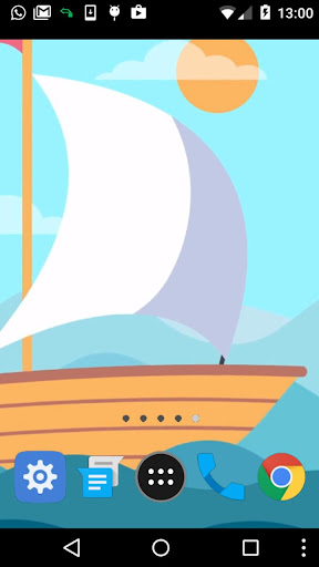 paper ocean wallpaper Screen 2