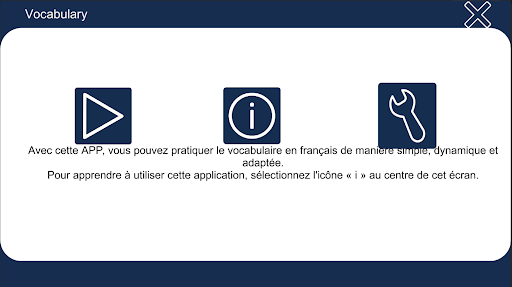 French for low vison Screen 3