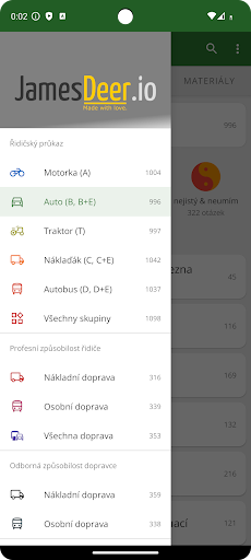Android application Autoškola 2024 Prémium screenshort
