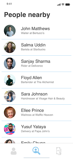 Android application Gratuu - tipping for everyone screenshort