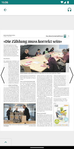 Volketswiler Nachrichten Screen 3