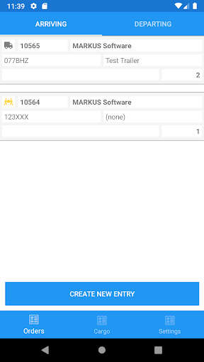 Android application XSPED Terminal screenshort