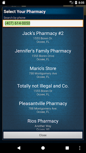 RefillRx Mobile Screen 3