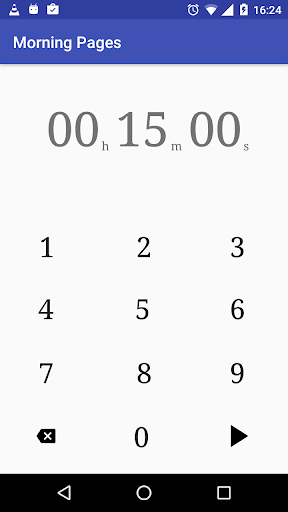 Morning Pages Screen 2