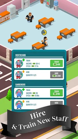 Game screenshot Mortician Inc. - Idle Empire apk download