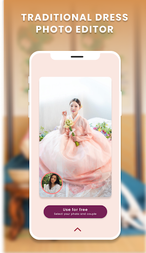 Android application Korean Hanbok Couple Montage screenshort