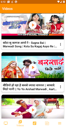 Android application Marwadi Video : Create & Watch screenshort