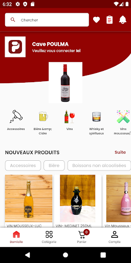 Android application Cave POULMA screenshort