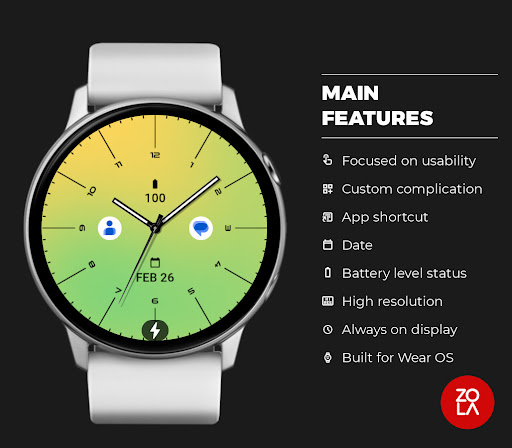 Analog Mango Watch Face Screen 2