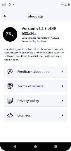 R Mobile Application Screen 3