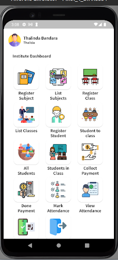 Android application TeacherSync screenshort