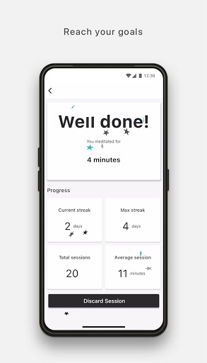 Screenshot of Meditation Timer: Calm & Free