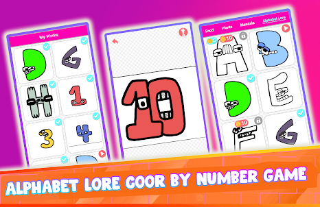 Download Coloring Alphabet Lore on PC with MEmu