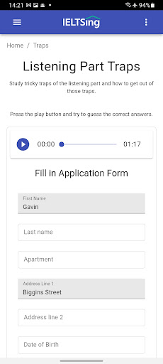 IELTSing Test Writing Speaking Screen 3