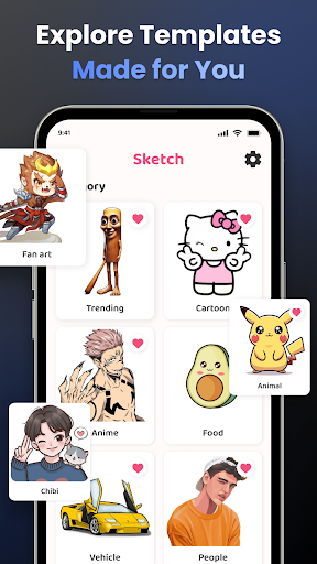 Screenshot of AR Drawing - Sketchar App