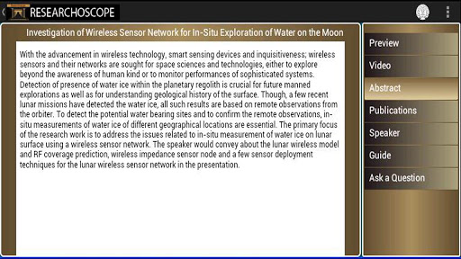 Researchoscope Screen 2