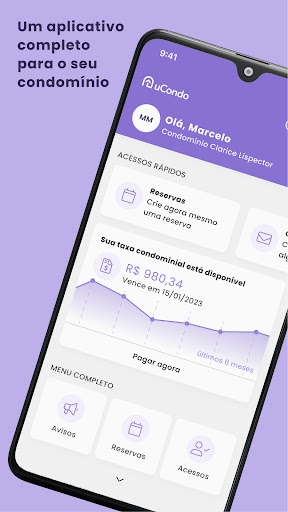 Android application uCondo - App para Condomínio screenshort