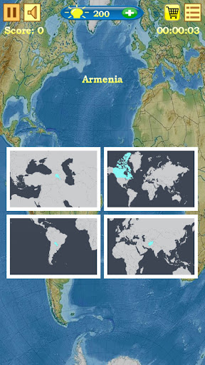 Maps Quiz Screen 2