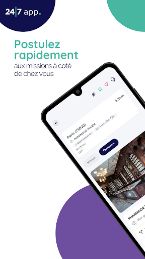 24/7 app. pour les remplaçants Screen 2