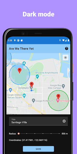 Are We There Yet - get alerts when you arrive