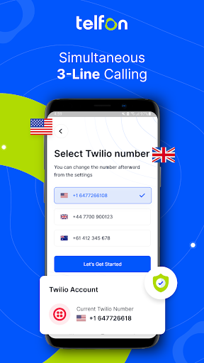Telfon - Twilio Calls & Chats Screen 2