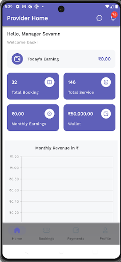 Sevamn Provider Screen 2