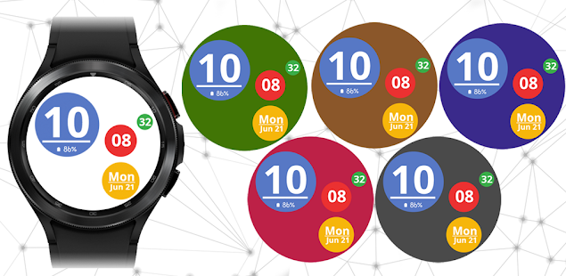 Watch Face Dots wear Os 1.0.0 APK + Mod (Unlimited money) untuk android