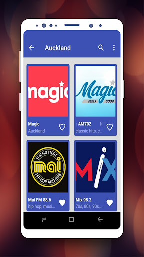 New Zealand Radio Stations app Screen 2