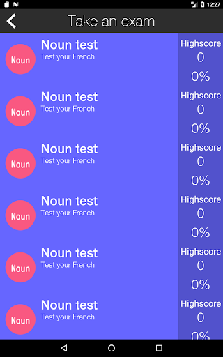 DELF DALF French Language Quiz Screen 2