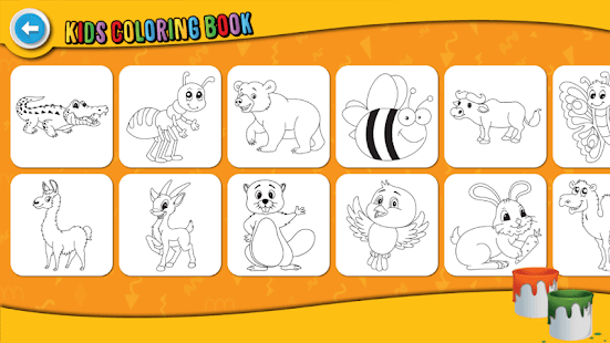 Kids Coloring Book : Cute Animals Coloring Pages 1.0.1.9 screenshots 2