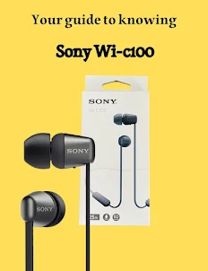 Sony Wi-c100 Guide
