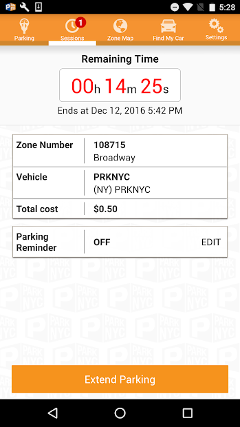 Screenshot 7 ParkNYC powered by Parkmobile android